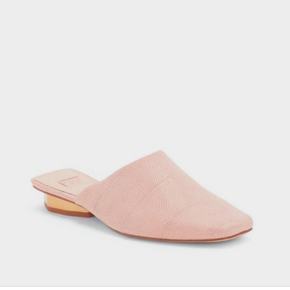 NWOT LOUISE ET CIE Coolia Mule In Rose Quartz Leather size 9.5
